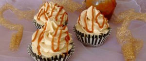 Gluten Free Chocolate Cupcakes with Dulce de Leche Drizzle