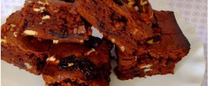 Gluten Free Dairy Free Chewy Cherry Brownies