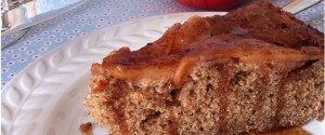 Gluten free apple cinnamon pecan olive oil cake